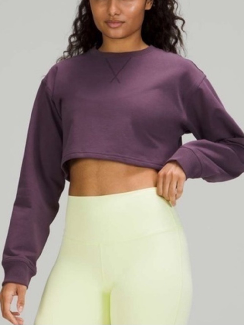 Lululemon all yours cropped long sleeve 12